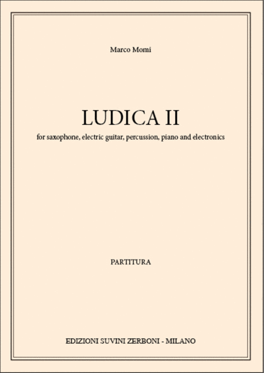 Ludica Ii Ludica Ii Saxophone scores gallery preview page 1