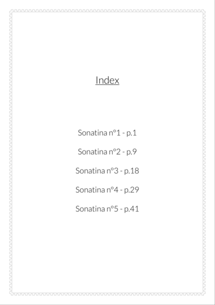 5 sonatinas para piano image number null
