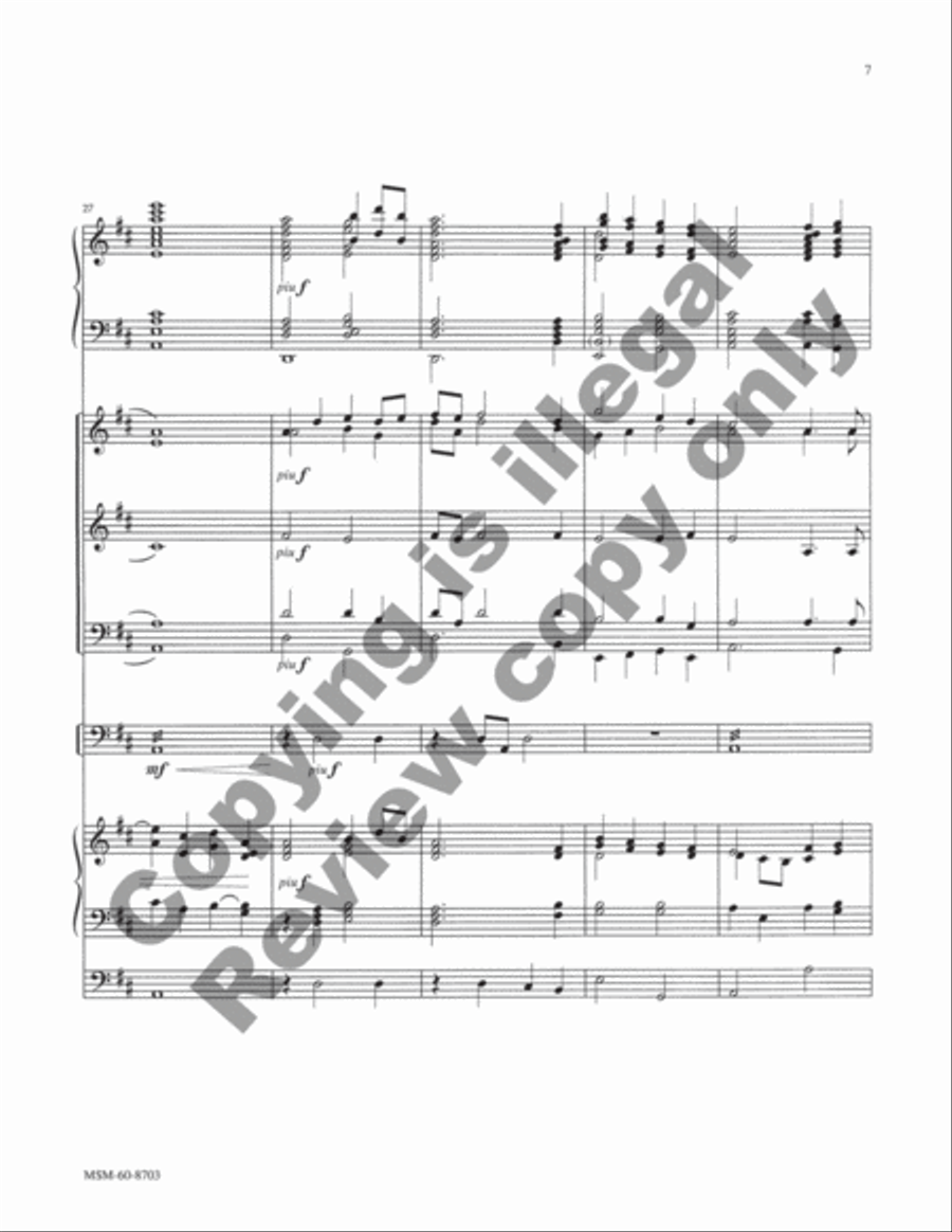 This Is a Time for Banners and Bells (Full Score) Choir scores gallery preview page 8