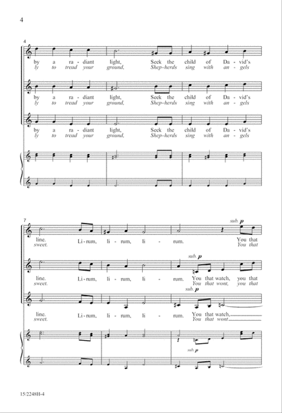 Lirum Lirum SSA scores gallery preview page 5