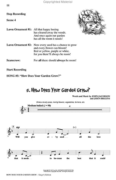 How Does Your Garden Grow? - ShowTrax CD (CD only)