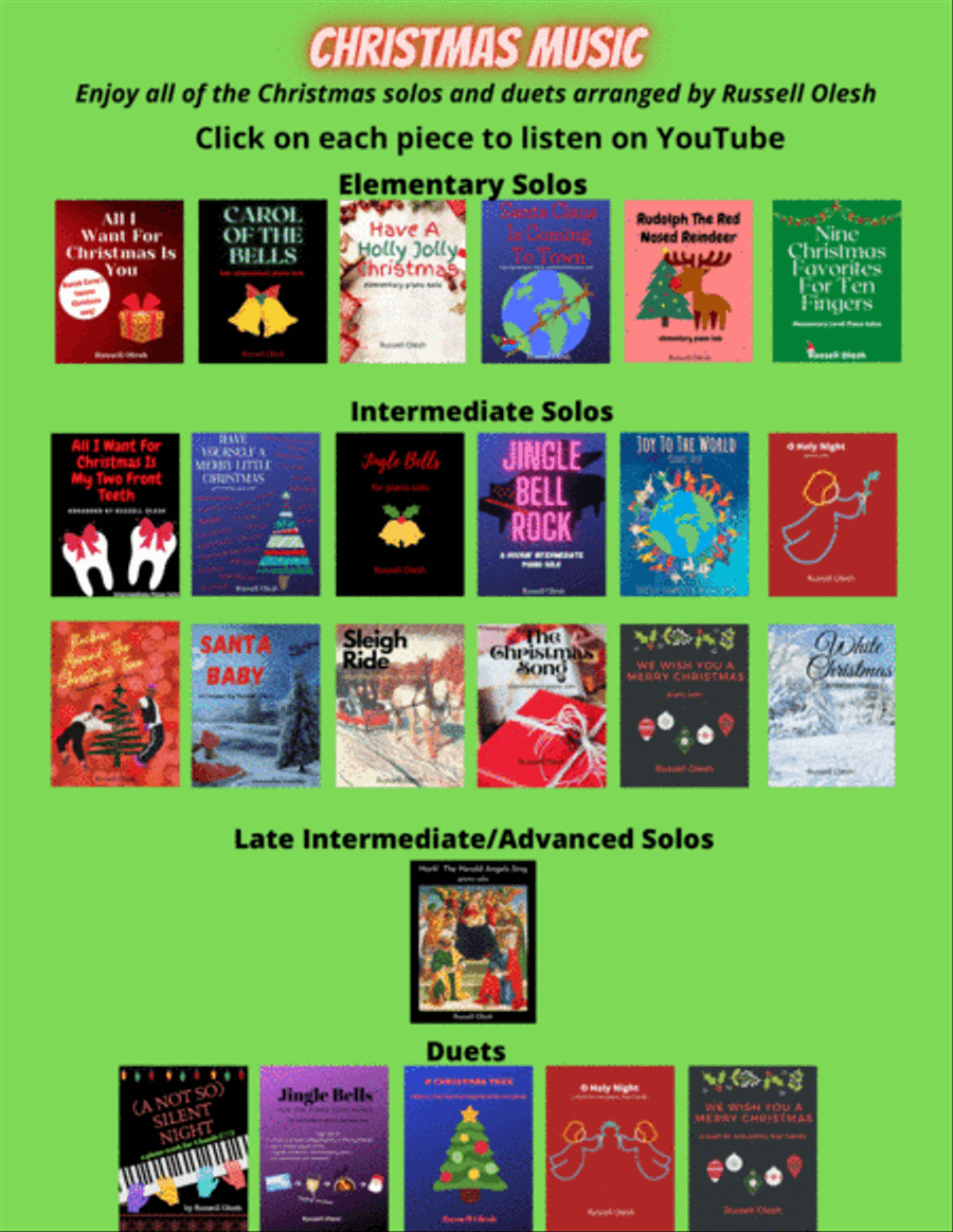 All I Want For Christmas Is You Easy Piano scores gallery preview page 3
