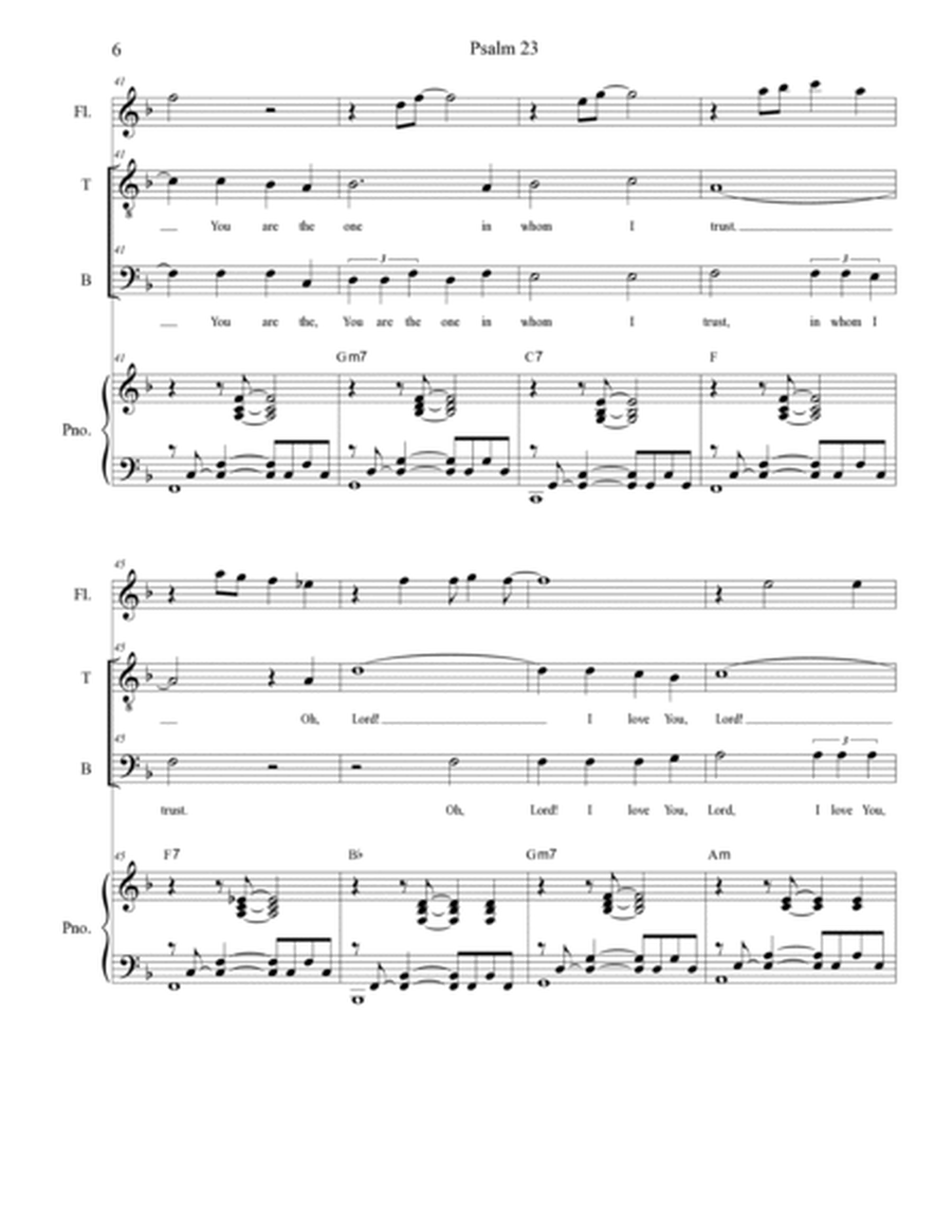 Psalm 23 (Duet for Tenor and Bass solo) image number null
