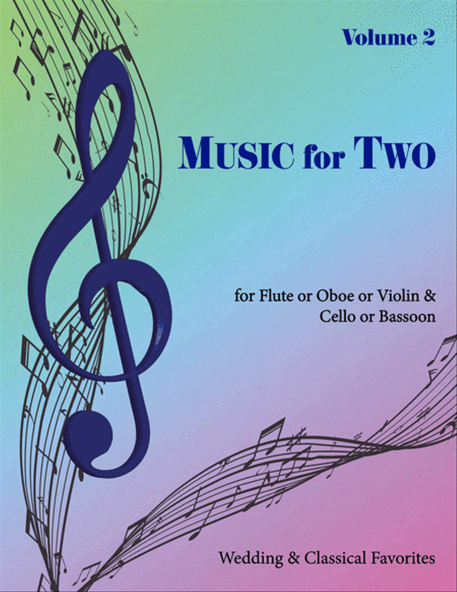 Music for Two, Volume 2 - Flute/Oboe/Violin and Cello/Bassoon Bassoon scores gallery preview page 1