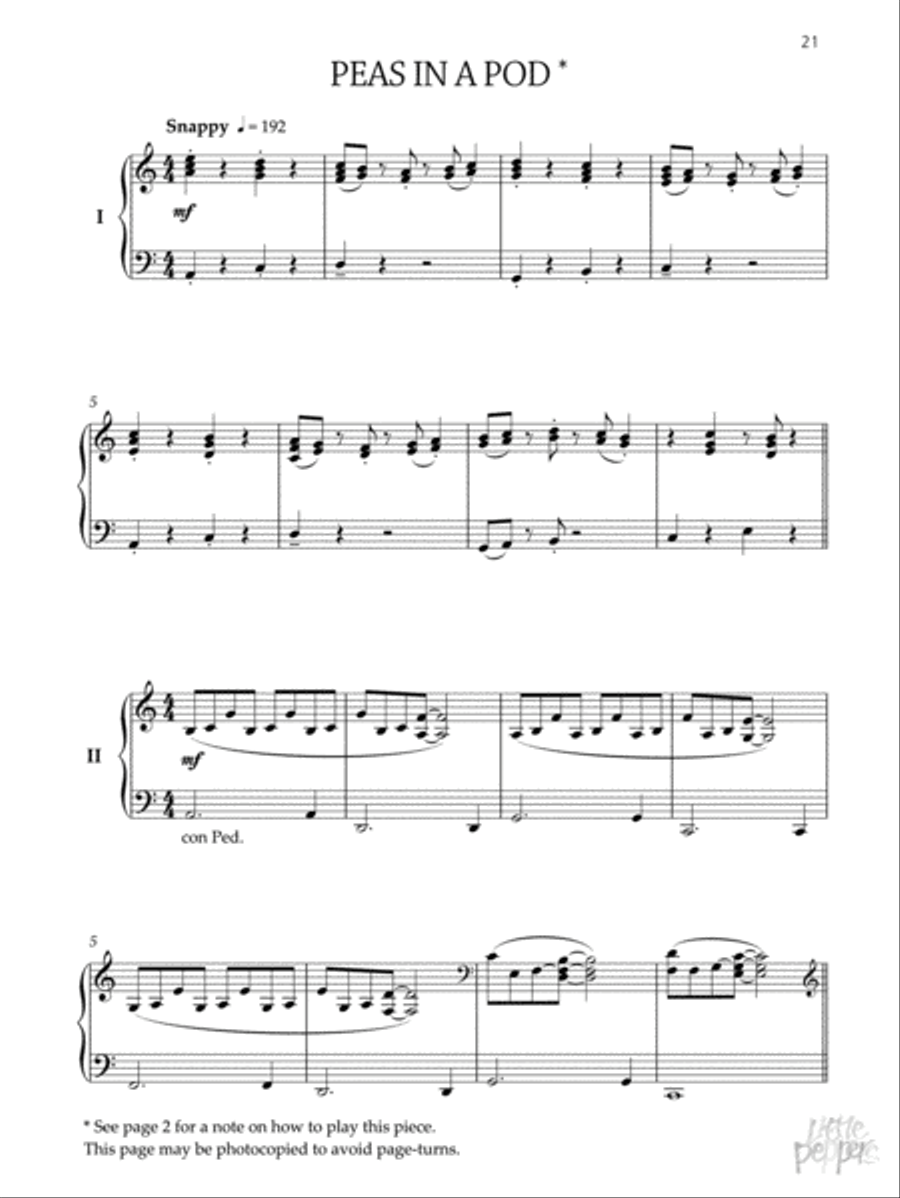 More Little Peppers More Little Peppers Piano Solo scores gallery preview page 4