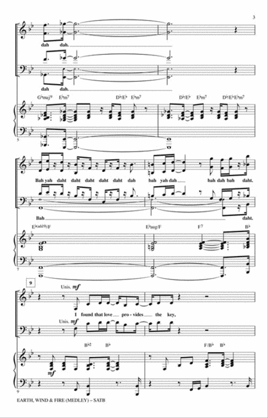 Earth, Wind & Fire 4-Part scores gallery preview page 3