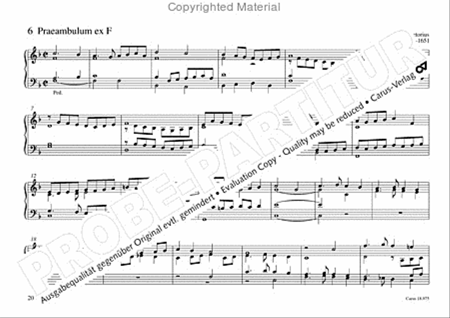 Freiburger Orgelbuch: Stammteil Organ Solo scores gallery preview page 21
