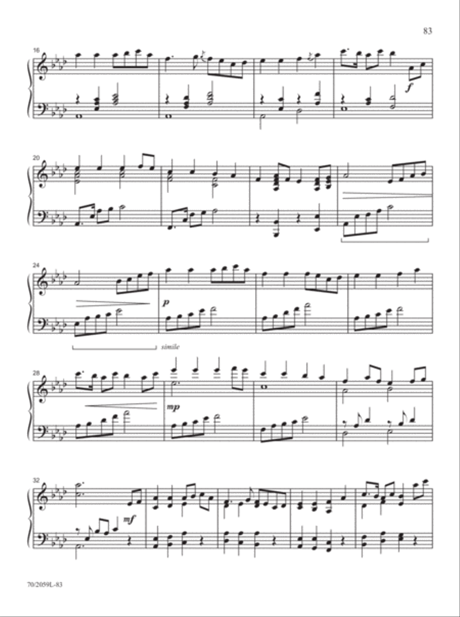 The Church Pianist's Library, Vol. 21 Piano Solo scores gallery preview page 49