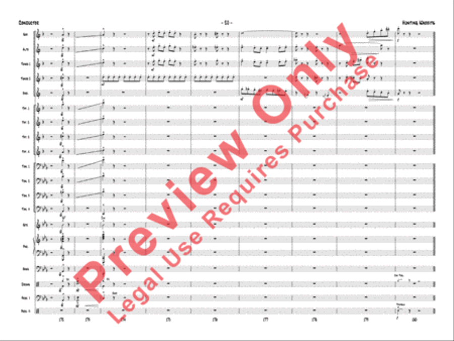 Hunting Wabbits Jazz Ensemble scores gallery preview page 47