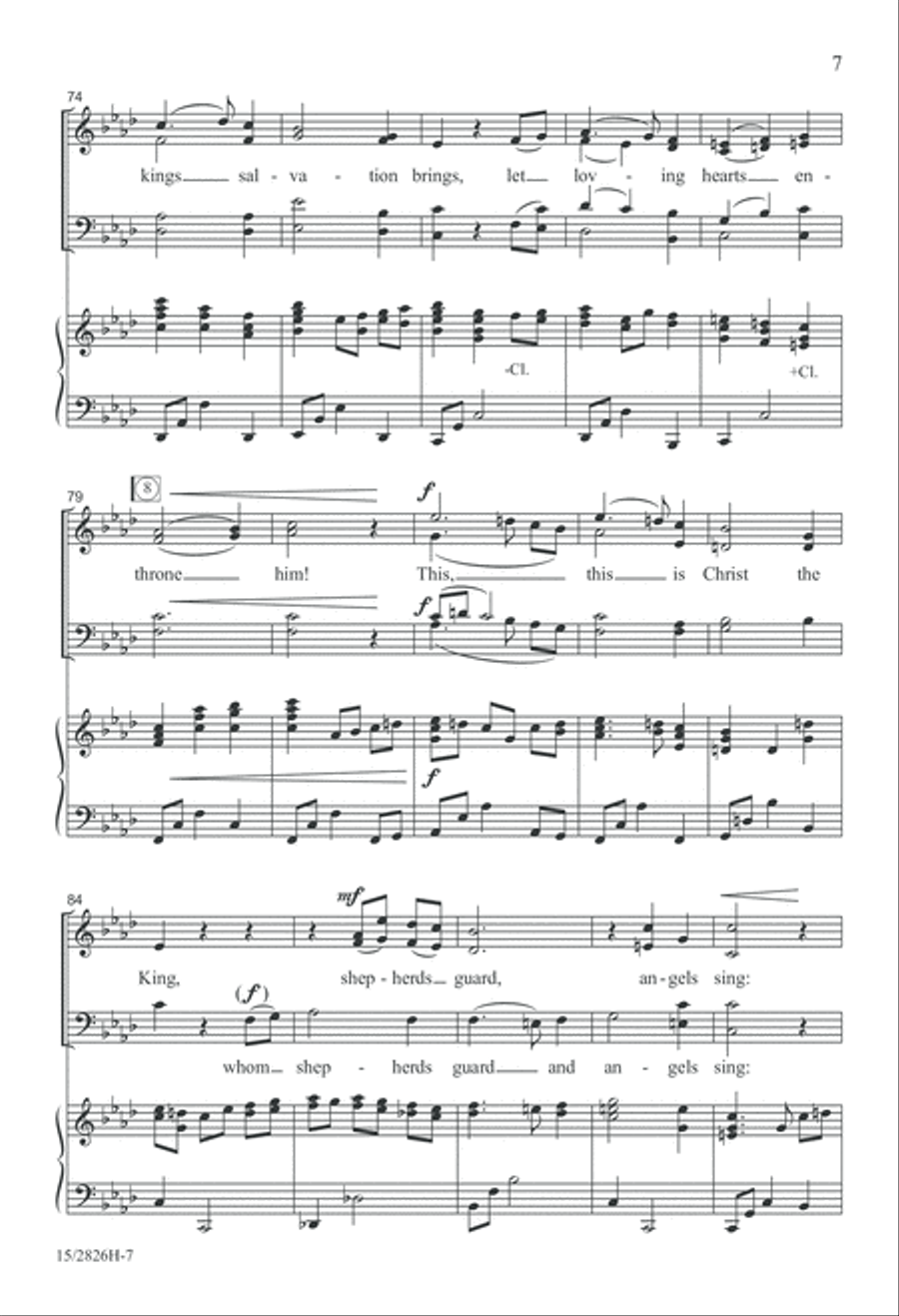 What Child Is This 4-Part scores gallery preview page 7