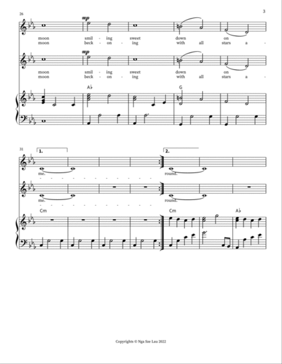 Moon My Wish Moon My Wish 2-Part scores gallery preview page 3