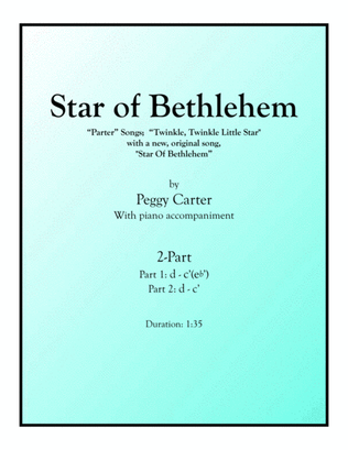 Star Of Bethlehem SA with piano accompaniment