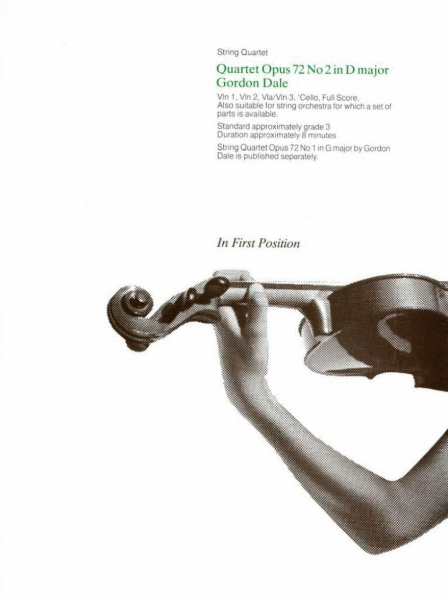 String Quartet No.2 String Quartet scores gallery preview page 1
