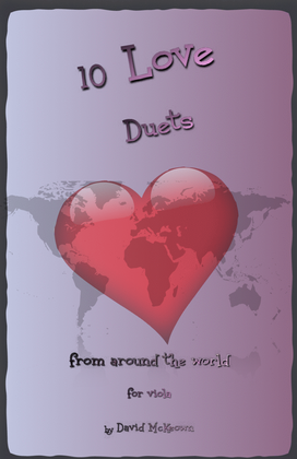 Book cover for 10 Love Duets for Viola