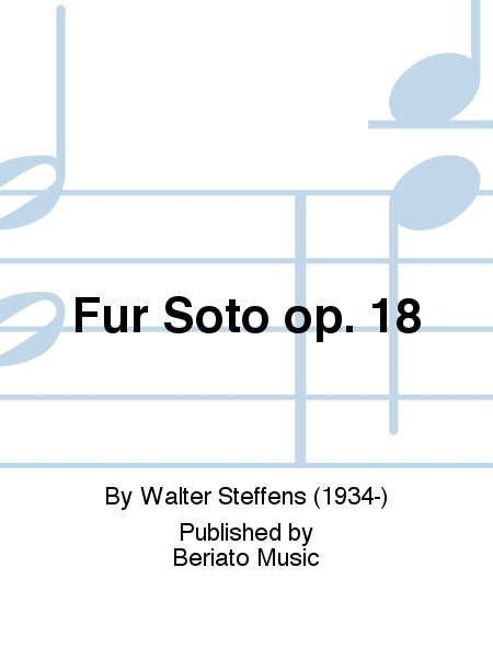 Fur Soto op. 18