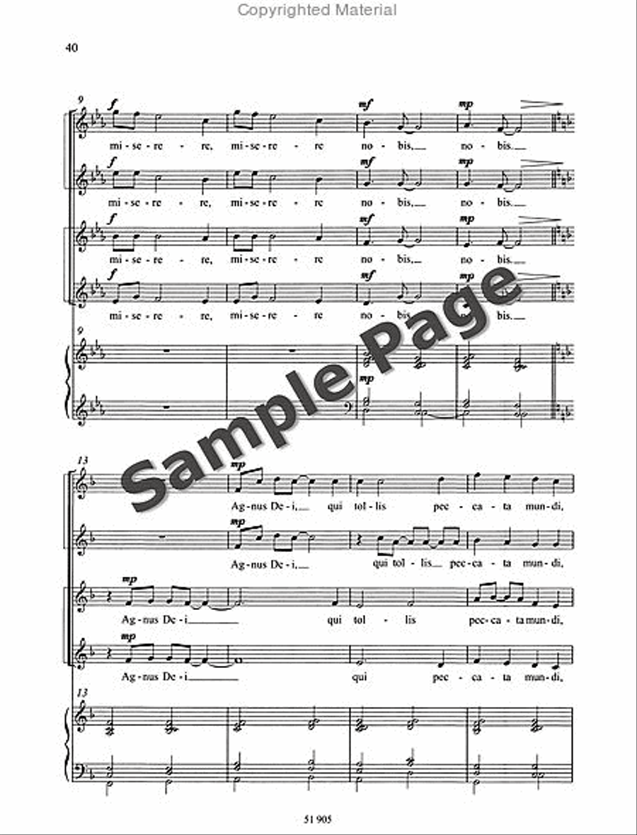Missa Brevis Missa Brevis SSAA scores gallery preview page 41