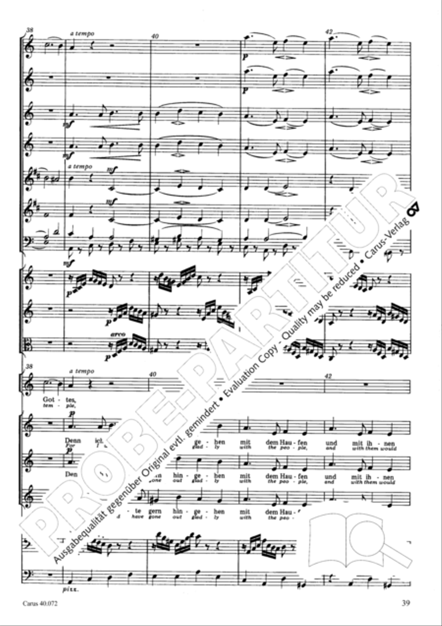 Psalm 42 Psalm 42 4-Part scores gallery preview page 39