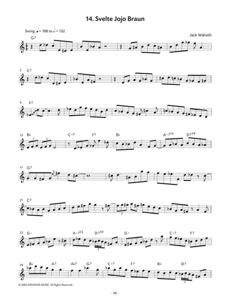 20 Melodic Jazz Studies for Trumpet