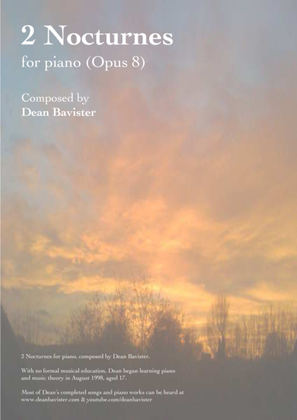 2 Nocturnes for Piano (Opus 8)