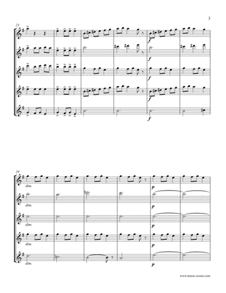 Carol of the Bells - Flute Quintet image number null