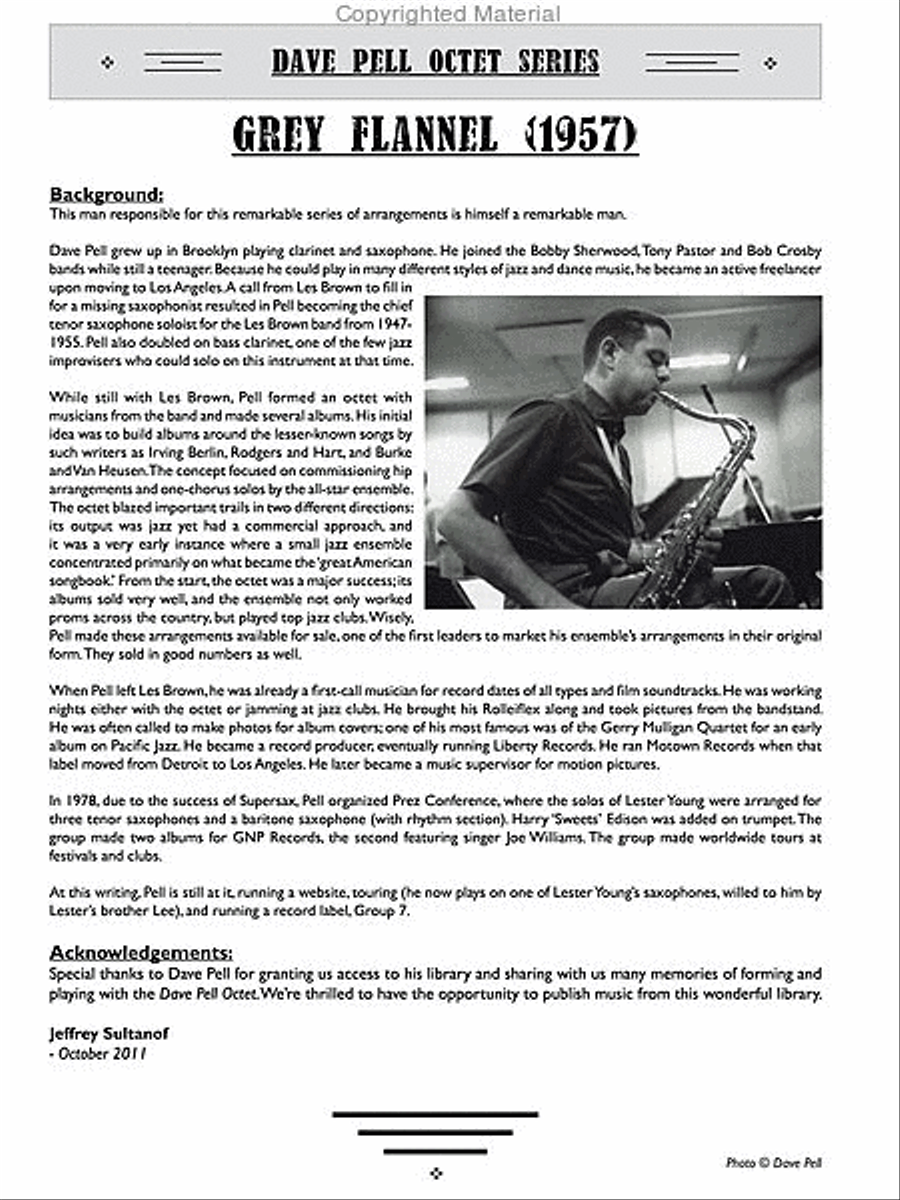 Grey Flannel Jazz Ensemble scores gallery preview page 3