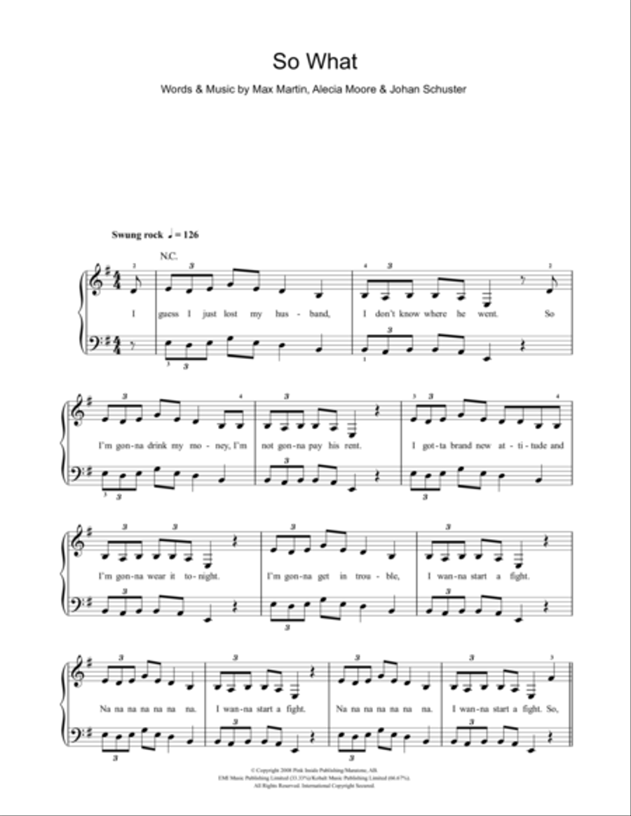 So What Voice scores gallery preview page 1