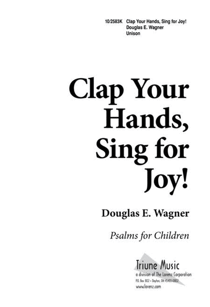 Clap Your Hands, Sing for Joy image number null