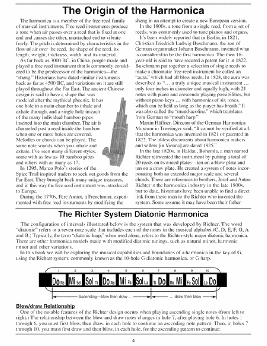 Complete 10-Hole Diatonic Harmonica Series: G Harmonica Book Harmonica scores gallery preview page 5