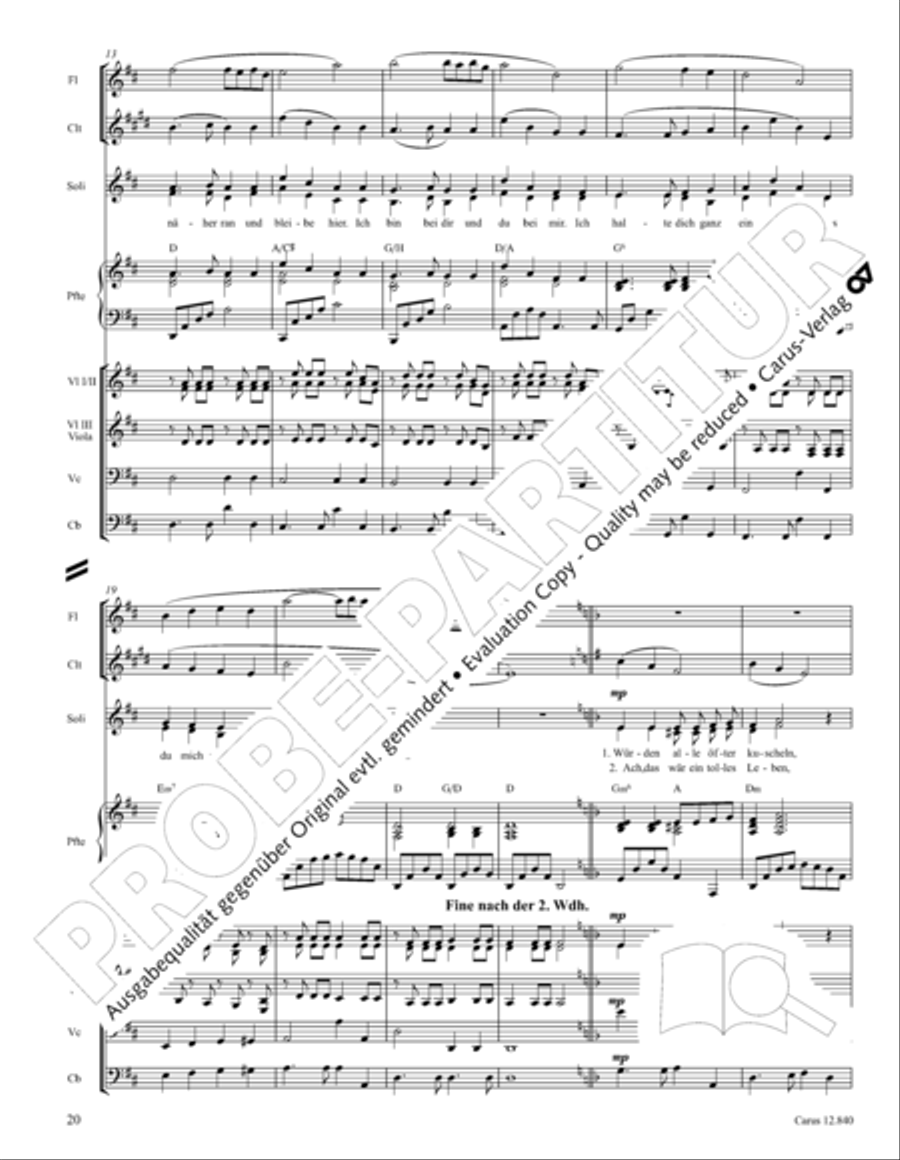 Ochs und Esel wissen mehr Orchestra scores gallery preview page 20