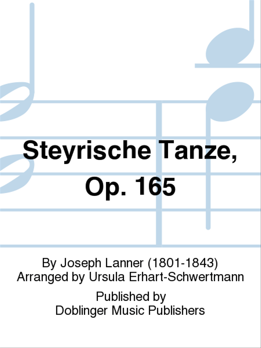 Steyrische Tanze op. 165 Piano Trio scores gallery preview page 1