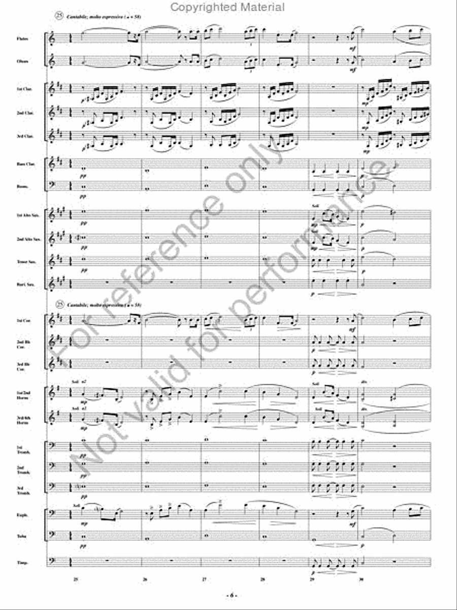 Pagliacci Concert Band scores gallery preview page 5