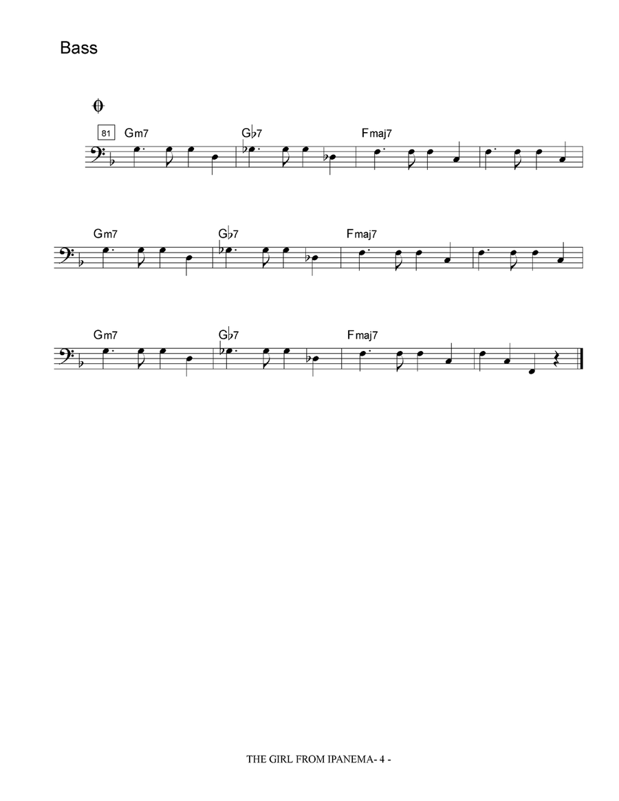 The Girl From Ipanema (Garota De Ipanema) The Girl From Ipanema (Garota De Ipanema) Jazz Ensemble scores gallery preview page 5