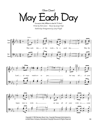 May Each Day