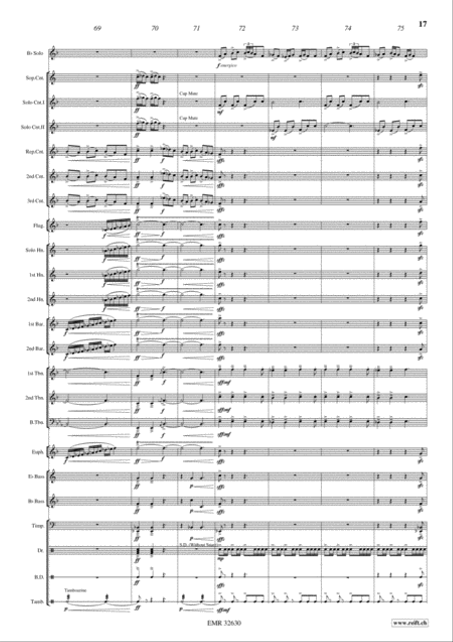 Bulgarian Festival Brass Band scores gallery preview page 18