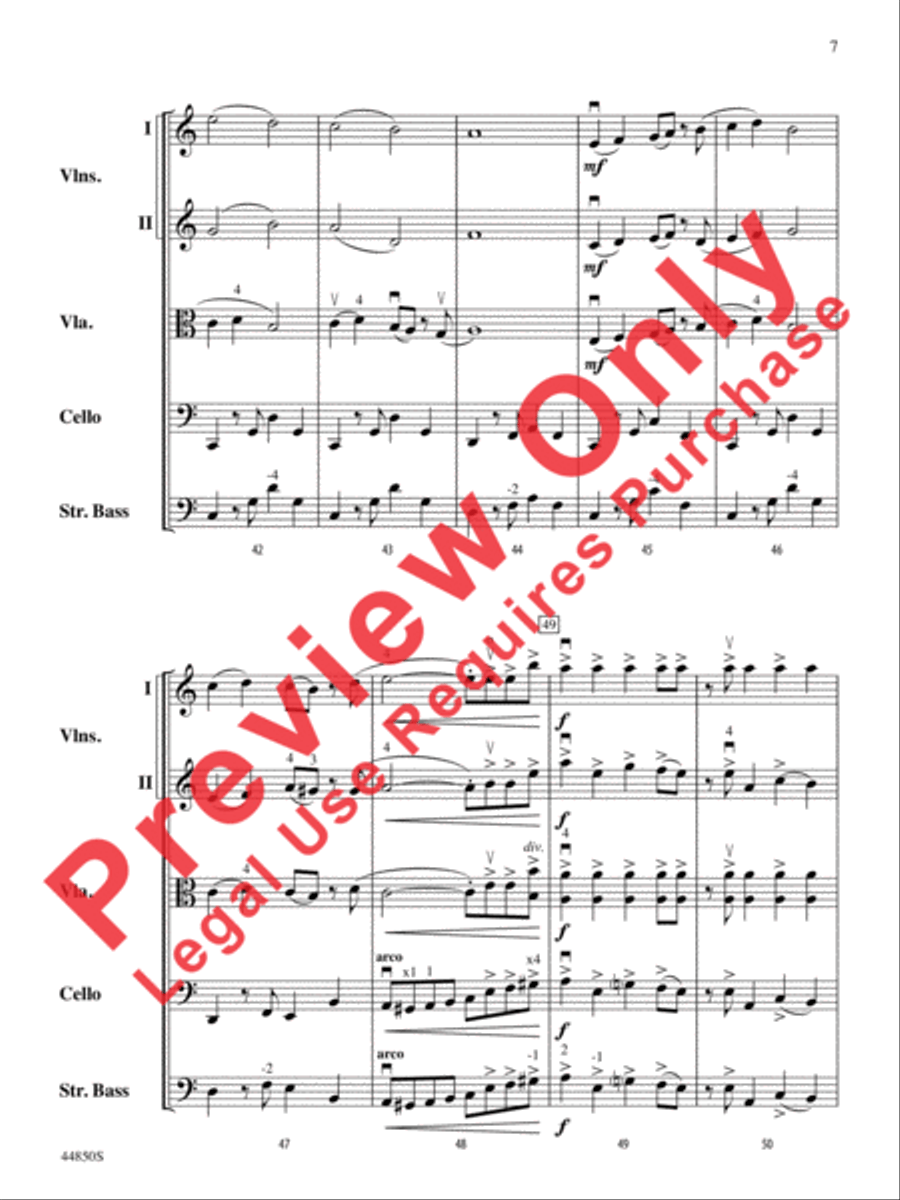 Lost Horizon String Orchestra scores gallery preview page 20