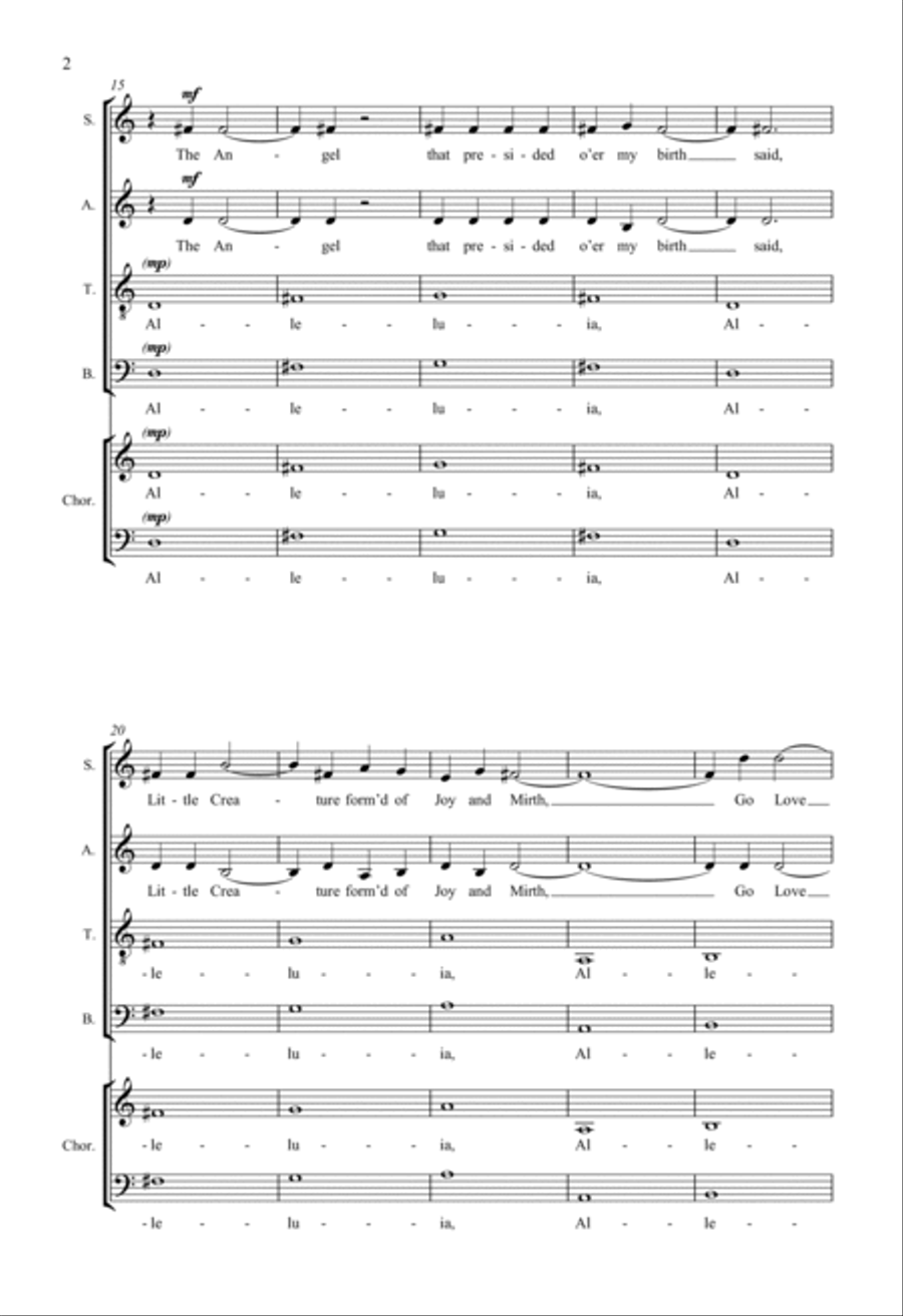 My Guardian Angel My Guardian Angel 4-Part scores gallery preview page 2