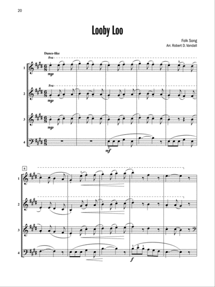 Celebrated Keyboard Ensembles Small Ensemble scores gallery preview page 4