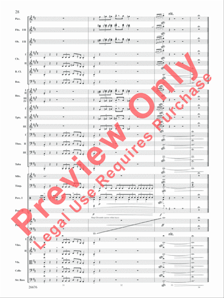 Star Wars Epic -- Part I, Suite from the Full Orchestra scores gallery preview page 29