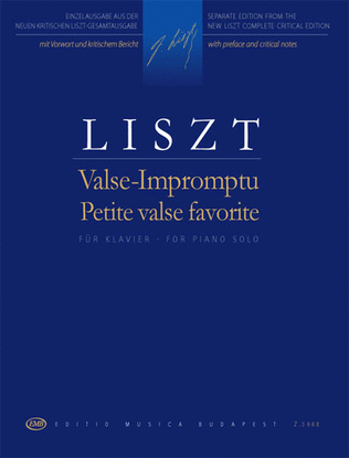 Book cover for Valse impromptu - Petite Valse Favorite