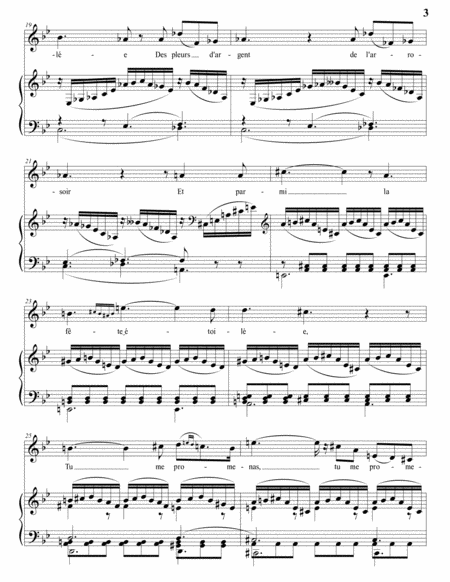 BERLIOZ: Le spectre de la rose, Op. 7 no. 2 (transposed to B-flat major)