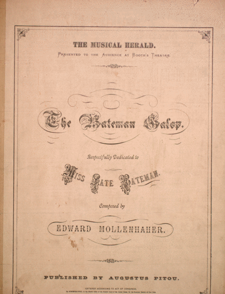 The Musical Herald. The Bateman Galop. Polk