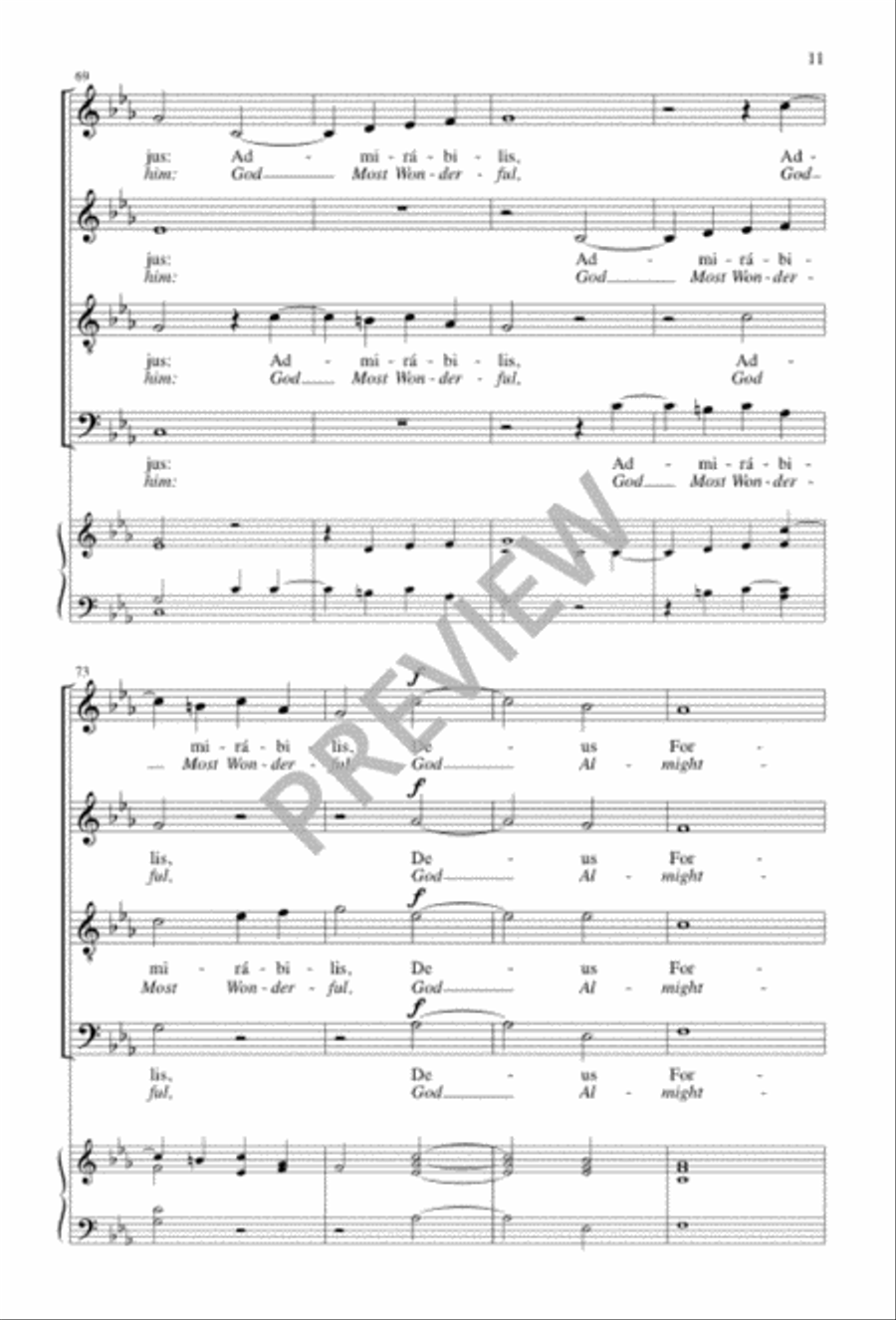 Ecce virgo concipiet Ecce virgo concipiet 4-Part scores gallery preview page 11