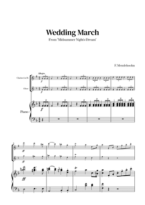 Felix Mendelssohn - Wedding March (F major) (for Clarinet and Oboe)