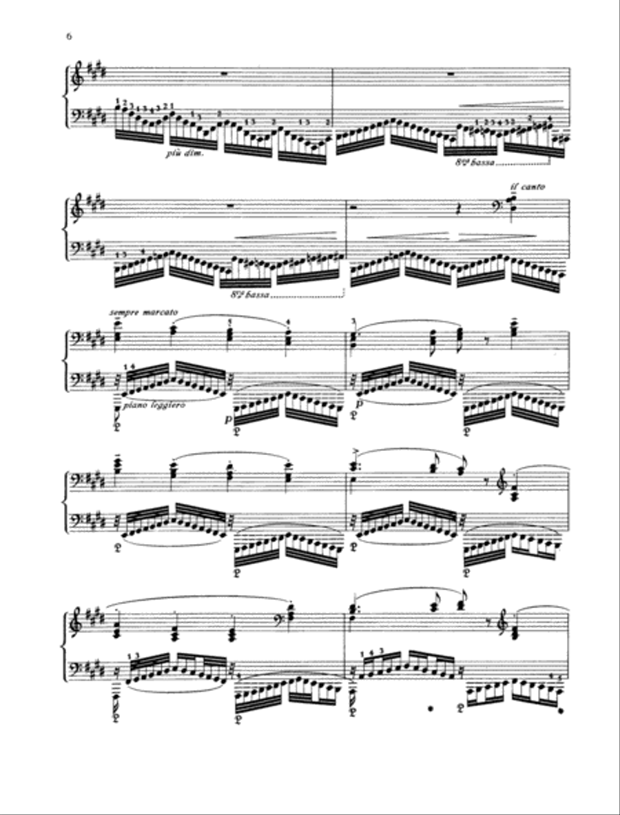 Legende No. 2 Piano Solo scores gallery preview page 4