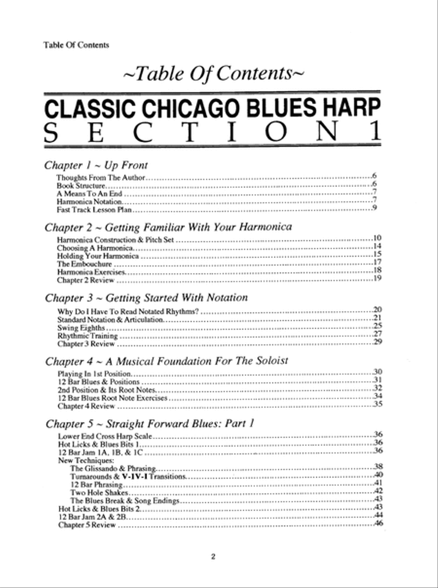 Complete Classic Chicago Blues Harp Harmonica scores gallery preview page 8