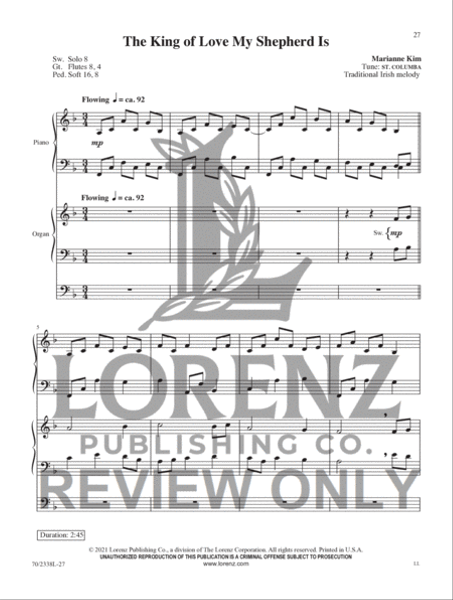My Father's World Sacred scores gallery preview page 21