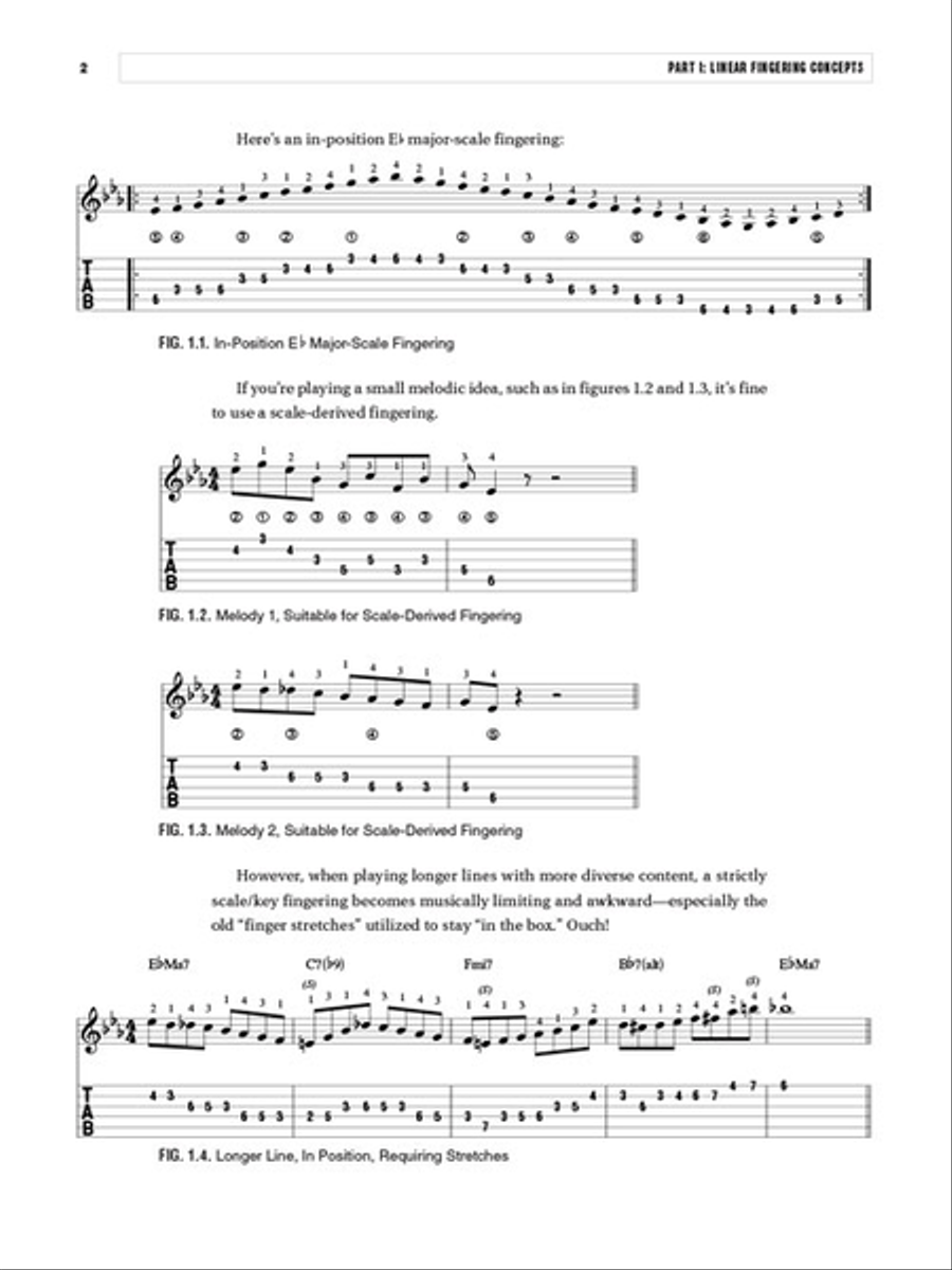 Jazz Guitar Fretboard Navigation Electric Guitar scores gallery preview page 3