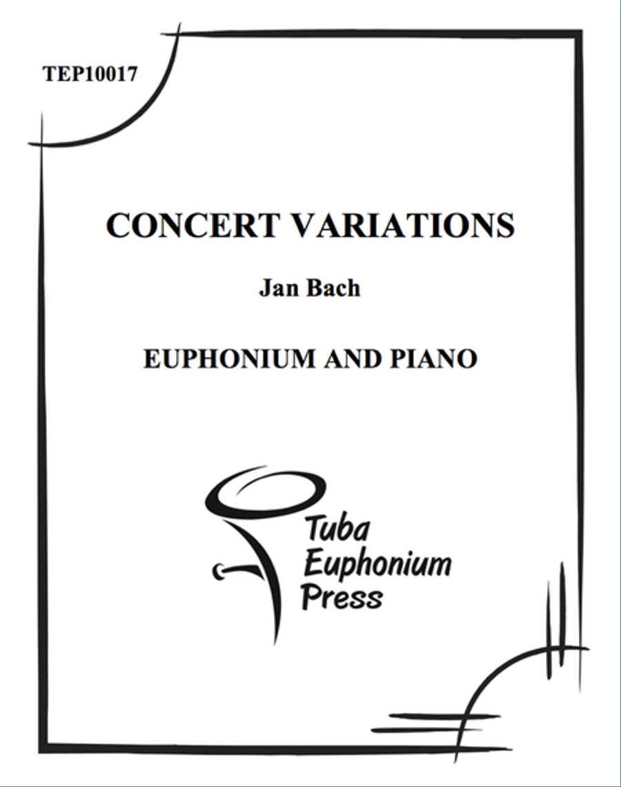 Concert Variations Concert Variations Euphonium scores gallery preview page 1