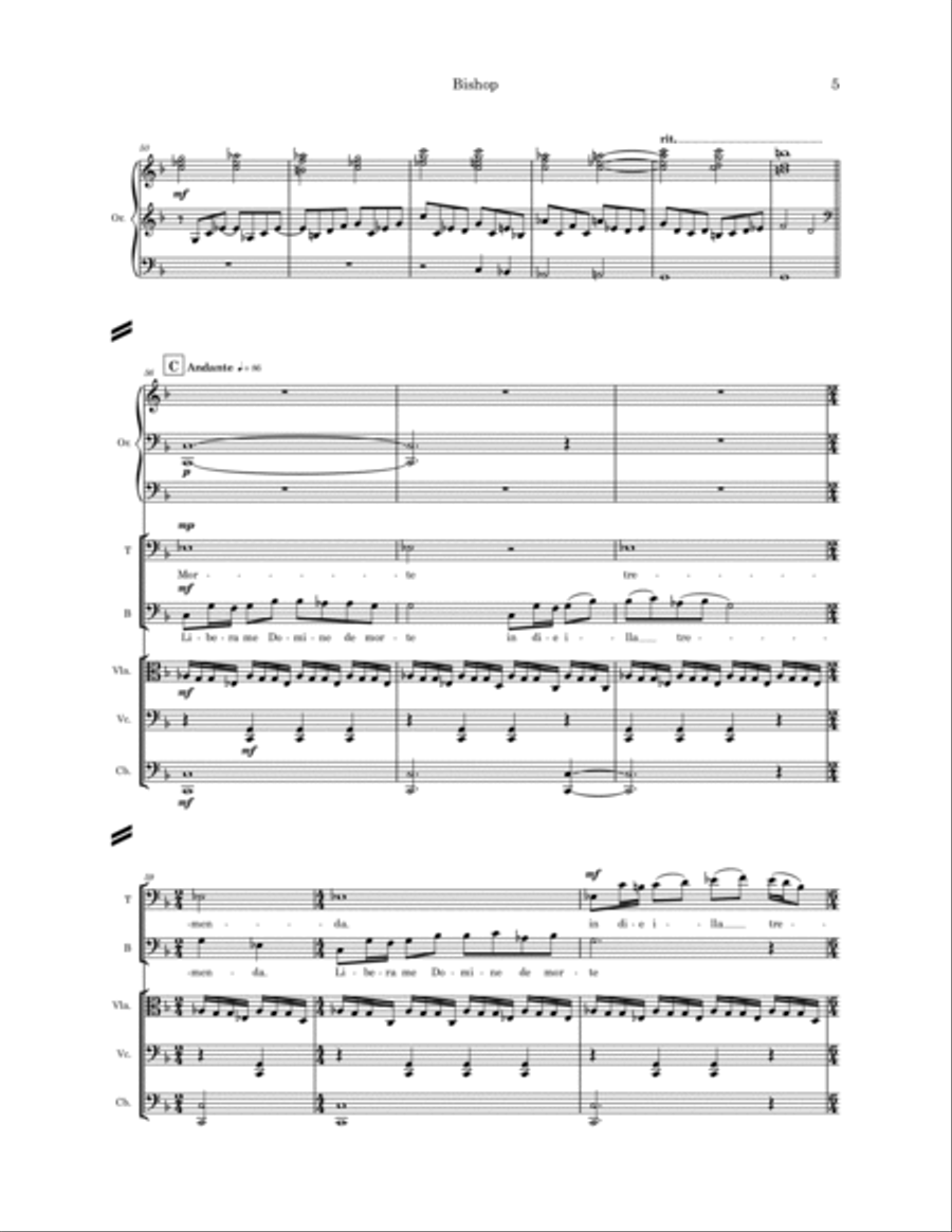 Chess Symphony, Movement IV. Bishop Full Orchestra scores gallery preview page 5