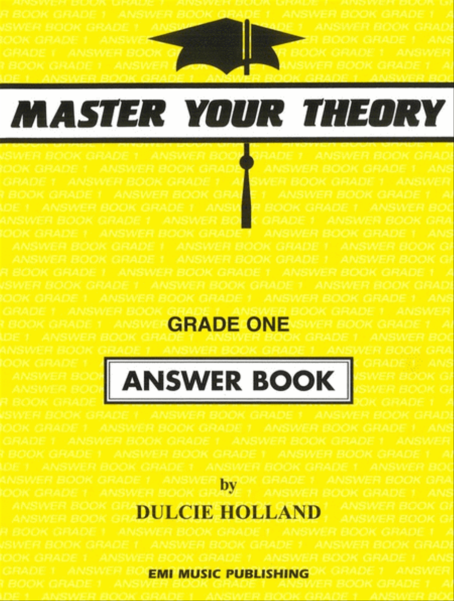 Master Your Theory Answer Book 1 Answer Guides scores gallery preview page 1